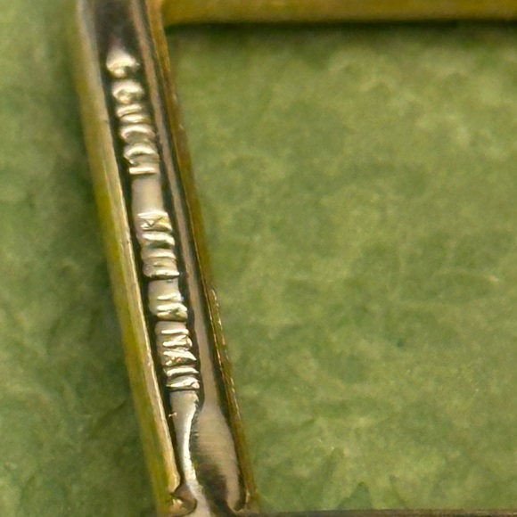 Vintage Gucci Pair Keychain Key Ring Charm Gold Chrome with a Gucci BOX!!! - Picture 10 of 15